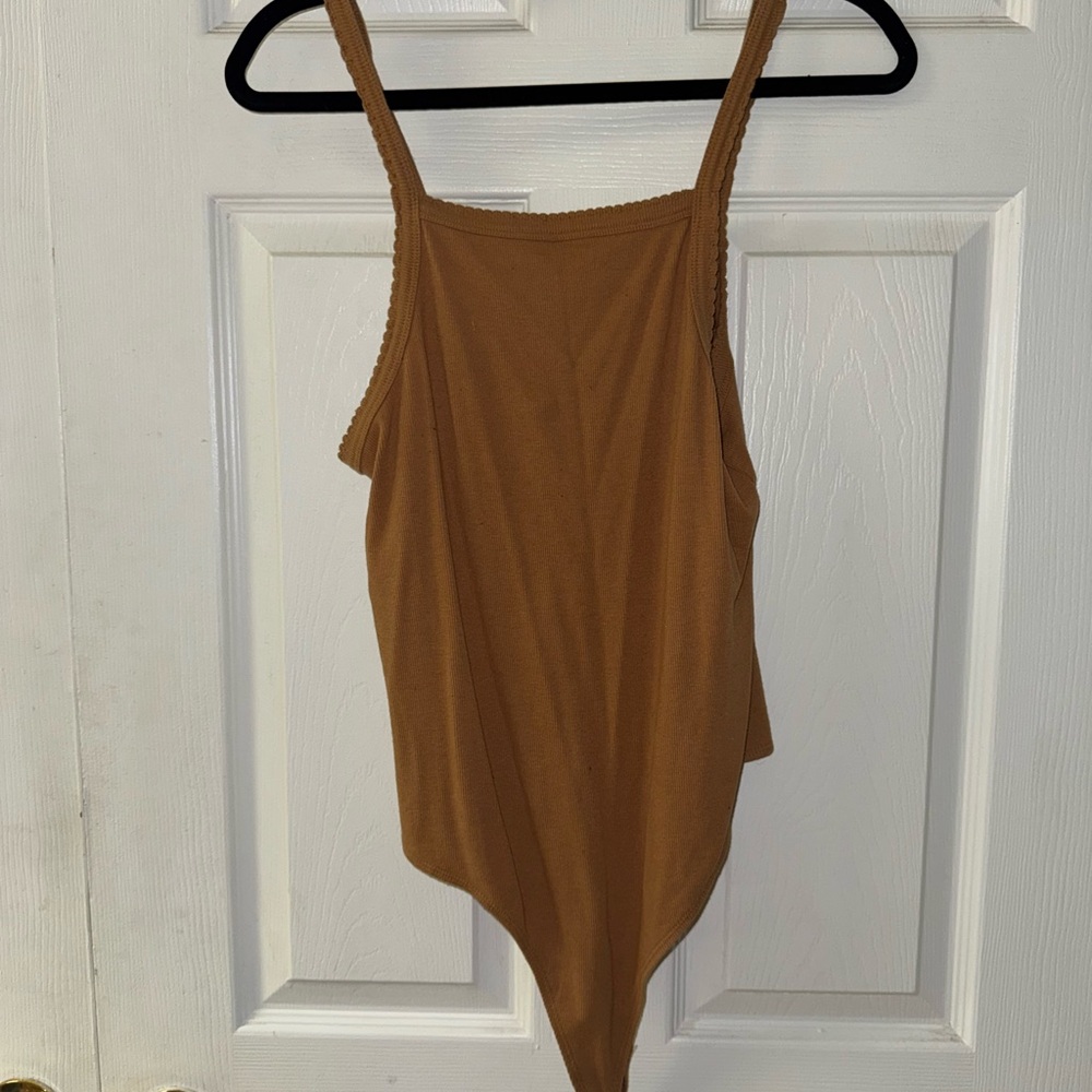 Brown Asymmetrical Body Suit by BP
